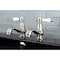 Kingston Brass KS1108BPL Basin Tap Faucet W/ Lever Handle, Brushed Nickel KS1108BPL - alternate 2